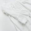 image:imageCHARTOU Maxi Night Gown for Women Scoop Neck Flared Long Sleeve Flowy Long DressWhite