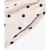 image:imageCHARTOU Polka Dot Wide Leg Barrel Pants for Women Baggy Palazzo Pant Drawstring High Waist Cotton Linen Lounge PantsBeige