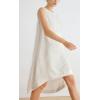 image:imageCHARTOU Women Causal Loose Fit Dresses Summer Cotton Linen HiLow Sleeveless Tank DressLinen