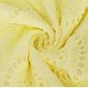 image:imageCHARTOU Women Summer Eyelet Dress Cotton V Neck Embroidery Dress Short Boho Dress Lace Flowy Swing DressYellow