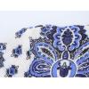 image:imageCHARTOU Women Summer Floral Tie Front Short Dress Lantern 34 Sleeve Frill Boho Flowy Vacation DressBlue