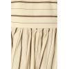 image:imageCHARTOU Womens Summer Spaghetti Strap Striped Maxi Long Dress Sleeveless Smocked Cut Out Swing DressWhite