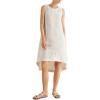 image:imageCHARTOU Women Causal Loose Fit Dresses Summer Cotton Linen HiLow Sleeveless Tank DressLinen
