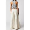 image:imageCHARTOU Women Baggy Denim Cargo Pants Jeans Y2k Wide Leg Pants Casual Oversized High Waisted Culottes with PocketsBeige