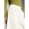 image:imageCHARTOU Women Corduroy Barrel Pants Wide Leg Vintage Mid Rise Y2k Baggy Boyfriend PantsCream