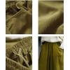 image:imageCHARTOU Women Corduroy Barrel Pants Wide Leg Vintage Mid Rise Y2k Baggy Boyfriend PantsPickle