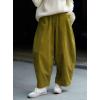 image:imageCHARTOU Women Corduroy Barrel Pants Wide Leg Vintage Mid Rise Y2k Baggy Boyfriend PantsPickle