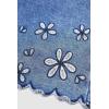 image:imageCHARTOU Women Flare Wide Leg Jeans Baggy Cropped Jeans Floral Embroidery Mid Waist Denim Pants with PocketsBlue