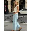 image:imageCHARTOU Women Polka Dot Barrel Jeans Baggy Y2k Denim Wide Leg Pants Boyfriend Mid Rise Ankle Jean SweatpantsBlue