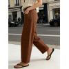 image:imageCHARTOU Women Polka Dot Barrel Jeans Baggy Y2k Denim Wide Leg Pants Boyfriend Mid Rise Ankle Jean SweatpantsChocolate Brown