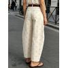 image:imageCHARTOU Women Polka Dot Barrel Jeans Baggy Y2k Denim Wide Leg Pants Boyfriend Mid Rise Ankle Jean SweatpantsPink