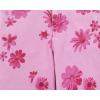 image:imageCHARTOU Women Summer Wide Leg Crop Denim Pants Back Elastic Waist Boho Floral Ankle JeansPink