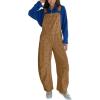 image:imageCHARTOU Y2k Polka Dot Barrel Jeans Overalls for Women Baggy Denim Jumpsuit Cargo Wide Leg Pants with PocketsKhaki