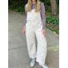 image:imageCHARTOU Y2k Polka Dot Barrel Jeans Overalls for Women Baggy Denim Jumpsuit Cargo Wide Leg Pants with PocketsPink
