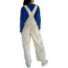image:imageCHARTOU Y2k Polka Dot Barrel Jeans Overalls for Women Baggy Denim Jumpsuit Cargo Wide Leg Pants with PocketsPink