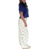 image:imageCHARTOU Y2k Polka Dot Barrel Jeans Women Seam Front Baggy Jeans Casual High Waist Wide Leg Denim PantsBeige