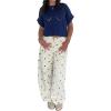 image:imageCHARTOU Y2k Polka Dot Barrel Jeans Women Seam Front Baggy Jeans Casual High Waist Wide Leg Denim PantsBeige