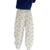 image:imageCHARTOU Y2k Polka Dot Barrel Jeans Women Seam Front Baggy Jeans Casual High Waist Wide Leg Denim PantsBeige