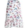 image:imageCHARTOU Women Summer Beach Boho Wrap Skirt Floral Printed Side Tie Knot A Line Asymmetrical Short SkirtButterfly