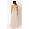 image:imageCHARTOU Woman Summer Spaghetti Straps Loose Maxi Long Holiday Beach Dress with PocketsApricot