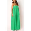 image:imageCHARTOU Woman Summer Spaghetti Straps Loose Maxi Long Holiday Beach Dress with PocketsGreen