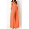 image:imageCHARTOU Woman Summer Spaghetti Straps Loose Maxi Long Holiday Beach Dress with PocketsOrange