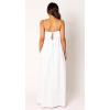 image:imageCHARTOU Woman Summer Spaghetti Straps Loose Maxi Long Holiday Beach Dress with PocketsWhite