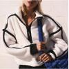 image:imageCHARTOU Half Zip Oversized Pullover Sweatshirt for Women Fleece Zip Up Jacket Sherpa Pull Over Sweaters FallWhite