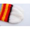 image:imageCHARTOU Women Chunky Knit Open Front Cardigan Sweater Stripes Lantern Sleeve Knit Tops Street WearWhite