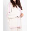 image:imageCHARTOU Women Oversized Color Block Open Front Cardigan Sweater Fall Winter Sweater TopsBeige