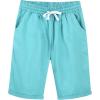 image:imageCHARTOU Womens Casual Elastic Waist KneeLength Curling Bermuda Shorts XXLarger Blue