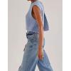 image:imageCHARTOU Women Sleeveless Open Back Sweater Vest Knit Top Crop Summer Y2k Tie Knitted Sweater TankBlue