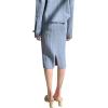 image:imageCHARTOU Womens Elegant 2 Pieces Sweater Outfits Open Front Cardigan and Bodycon Skirt SetsBlue