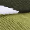 image:imageCHARTOU Womens Fall Fashion Color Block Side Slit Asymmetrical Striped Crewneck Pullover SweaterGreen