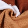 image:imageCHARTOU Womens Fall Fashion Color Block Side Slit Asymmetrical Striped Crewneck Pullover SweaterKhaki