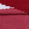 image:imageCHARTOU Womens Fall Fashion Color Block Side Slit Asymmetrical Striped Crewneck Pullover SweaterPink