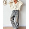 image:imageCHARTOU Women Floral Embroidered Lightweight Cardigan Button Down Open Front Cropped Cozy SweaterApricot