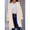 image:imageCHARTOU Womens Long Sweater Blazer Jacket Lightweight 1 Button Warm Knit Fall Winter CoatBeige