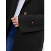 image:imageCHARTOU Womens Long Sweater Blazer Jacket Lightweight 1 Button Warm Knit Fall Winter CoatBlack