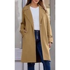 image:imageCHARTOU Womens Long Sweater Blazer Jacket Lightweight 1 Button Warm Knit Fall Winter CoatCamel