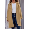 image:imageCHARTOU Womens Long Sweater Blazer Jacket Lightweight 1 Button Warm Knit Fall Winter CoatCamel