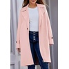 image:imageCHARTOU Womens Long Sweater Blazer Jacket Lightweight 1 Button Warm Knit Fall Winter CoatPink