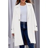 image:imageCHARTOU Womens Long Sweater Blazer Jacket Lightweight 1 Button Warm Knit Fall Winter CoatWhite