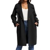 image:imageCHARTOU Womens Long Sweater Blazer Jacket Lightweight 1 Button Warm Knit Fall Winter CoatBlack