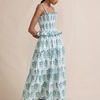 image:imageCHARTOU Women Floral Ruffle Tiered Y2k Maxi Dress Long Flowy Smocked Cute Party Dress with PocketsGreen