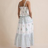 image:imageCHARTOU Women Floral Ruffle Tiered Y2k Maxi Dress Long Flowy Smocked Cute Party Dress with PocketsWhite