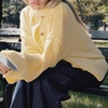 image:imageCHARTOU Women Slouchy Button Down Crop Cardigan Sweater Oversized Fall Winter Flared Long Sleeve TopYellow