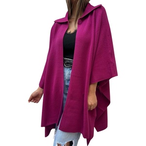 image:imageCHARTOU Women Lightweight Long Cardigan Sweater Oversized Lapel Collar Kimono Cardigan JacketRose