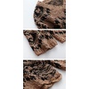 image:imageCHARTOU Womens Oversized V Neck Diamond Knitted Sweater Pullover KnitwearBrown