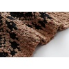 image:imageCHARTOU Womens Oversized V Neck Diamond Knitted Sweater Pullover KnitwearBrown
